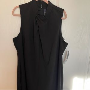 Rachel Roy Black Dress Knee Length (Plus Size) Size:20